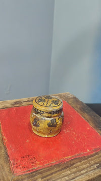 Antique Handcrafted & Fine Hand Painted  Papier Mâché  Box  - 2026082806UNQ