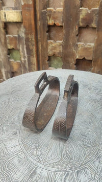 Handcrafted Iron Horse Riding Stirrups - 2026081505UNQ