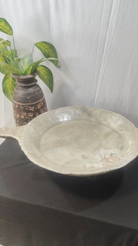 Antique Handcrafted Bird Bath Bowl Rare - 2026091132UNQ