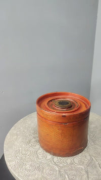 Handcrafted Wooden Storage Box – Rustic Antique Finish - 2026082507UNQ