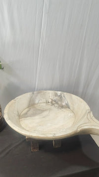 Antique Handcrafted Bird Bath Bowl Rare - 2026091133UNQ