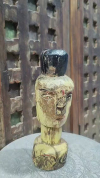 Handcrafted Tribal Wooden Decorative Figurine - 2026081201UNQ