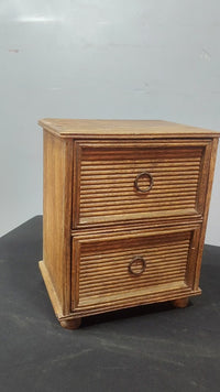 Handcrafted Vintage Wooden Storage Cabinet with Drawer Organizer with Traditional Ring Handles - 2026083109UNQ