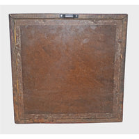 Handcrafted Traditional Yantra Wall Art – Antique Framed Sanskrit & Geometric Design - 2026082901UNQ
