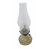 Vintage Antique Glass Chimney Kerosene Oil Lamp – Rustic Traditional Lantern - 2026082801UNQ