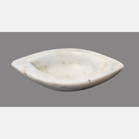 Antique  Handicrafted White Marble Grinding Bowl called Karal - 2026091105UNQ