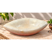 Antique  Handicrafted White Marble Grinding Bowl called Karal - 2026091113UNQ