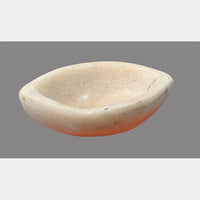 Antique  Handicrafted White Marble Grinding Bowl called Karal - 2026091106UNQ