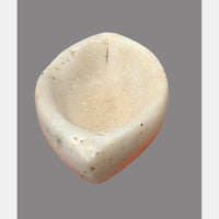 Antique  Handicrafted White Marble Grinding Bowl called Karal - 2026091106UNQ