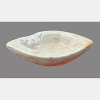 Antique Handicrafted White Marble Grinding Bowl called Karal - 2026091120UNQ