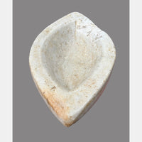 Antique Handicrafted White Marble Grinding Bowl called Karal - 2026091120UNQ