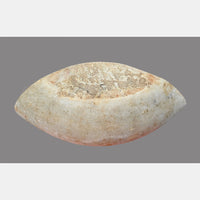 Antique Handicrafted White Marble Grinding Bowl called Karal - 2026091120UNQ