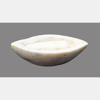 Antique  Handicrafted White Marble Grinding Bowl called Karal With Mortar - 2026091103UNQ