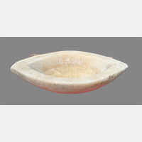 Antique  Handicrafted White Marble Grinding Bowl called Karal - 2026091116UNQ