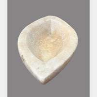 Antique  Handicrafted White Marble Grinding Bowl called Karal - 2026091116UNQ